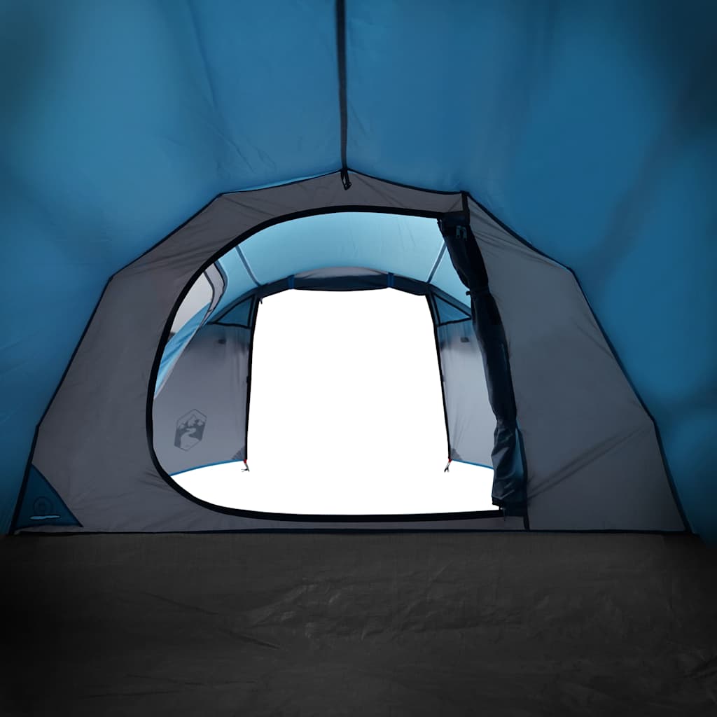 Tents 3 Person Tunnel Camping Tent Waterproof 370x185cm Blue green orange 200 cm