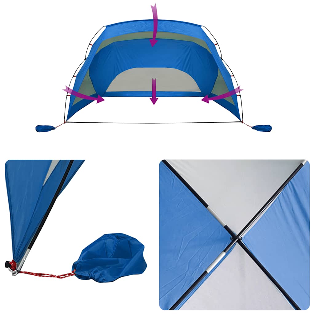Tents Beach Tent 274X178X170/148 Cm 185T Polyester Green Blue Grey Waterproof 53