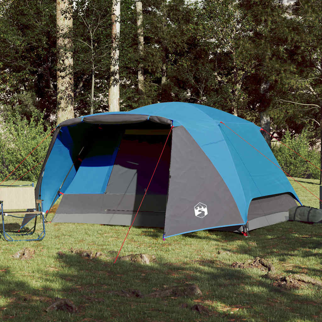 Tents Camping Tent Porch Waterproof grey and orange green blue 4-person 6-person
