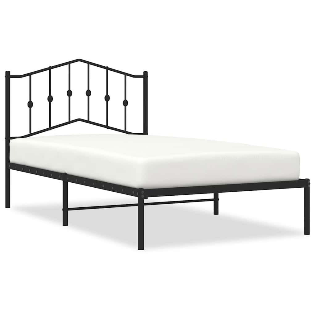 Metal Bed Frame Without Mattress 100X190Cm