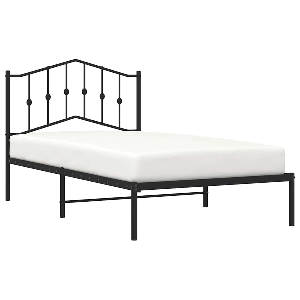 Metal Bed Frame Without Mattress 100X190Cm