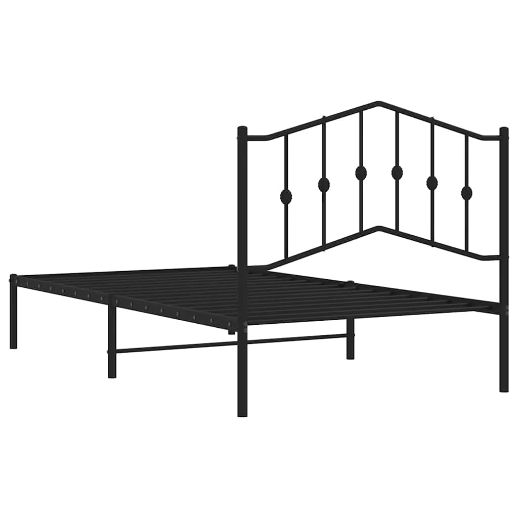 Metal Bed Frame Without Mattress 100X190Cm