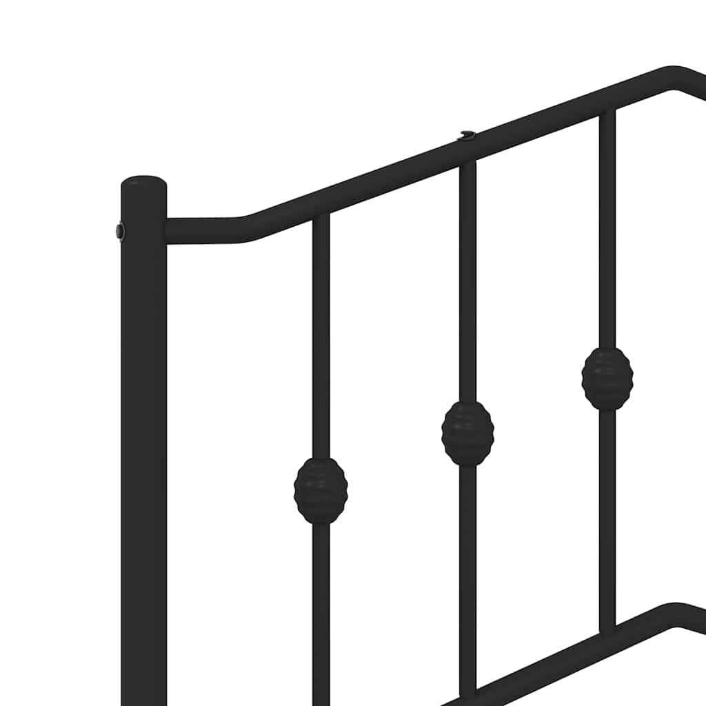 Metal Bed Frame Without Mattress 100X190Cm