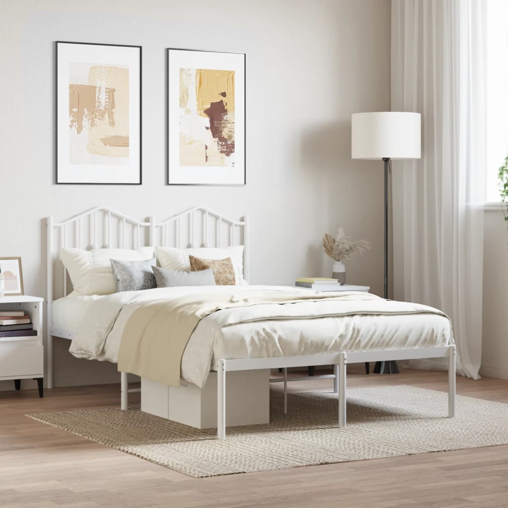 Metal Bed Frame Without Mattress 100X190Cm