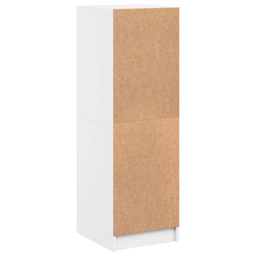 Highboard With Glass Doors 35X37X109 Cm