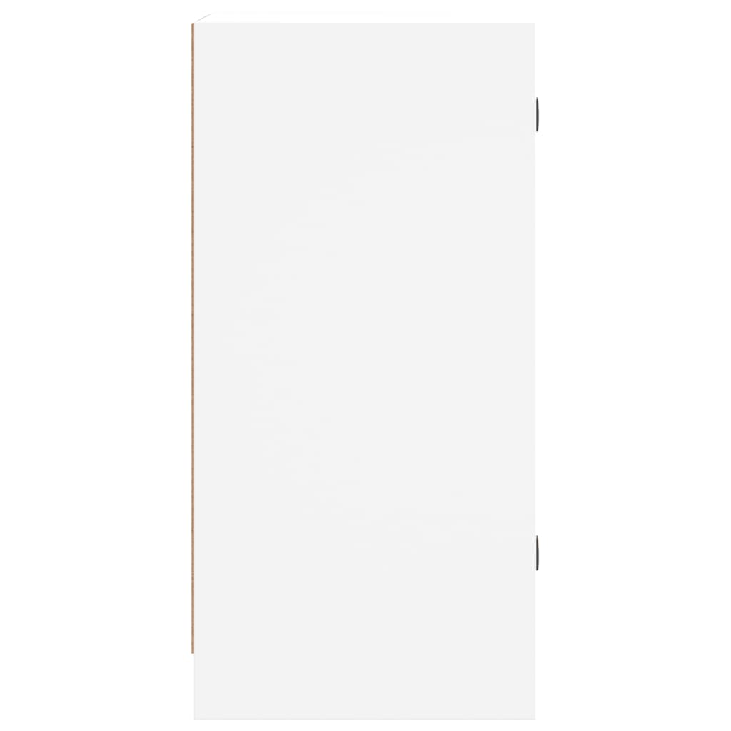 Side Cabinet With Glass Doors 35X37X75.5 Cm