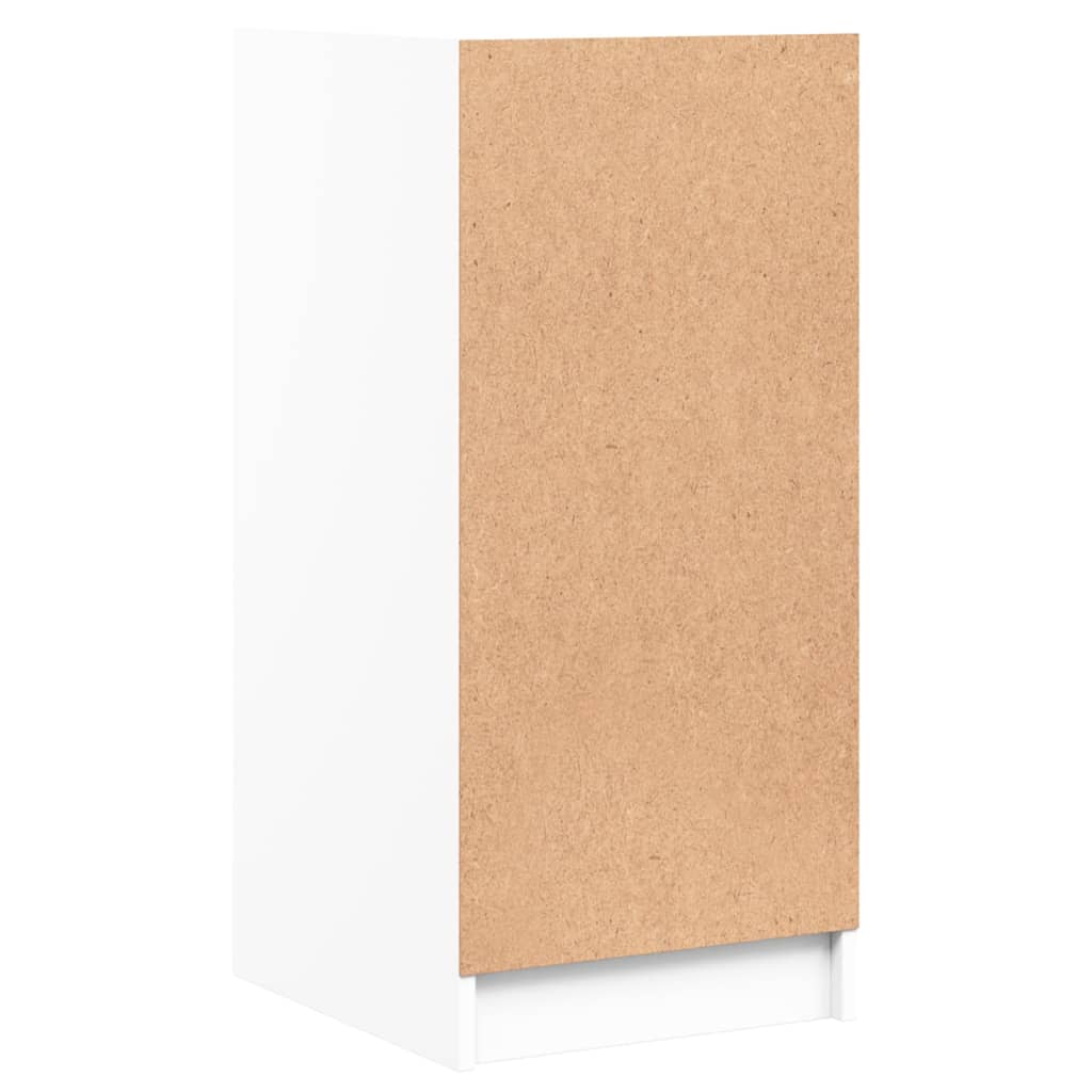Side Cabinet With Glass Doors 35X37X75.5 Cm