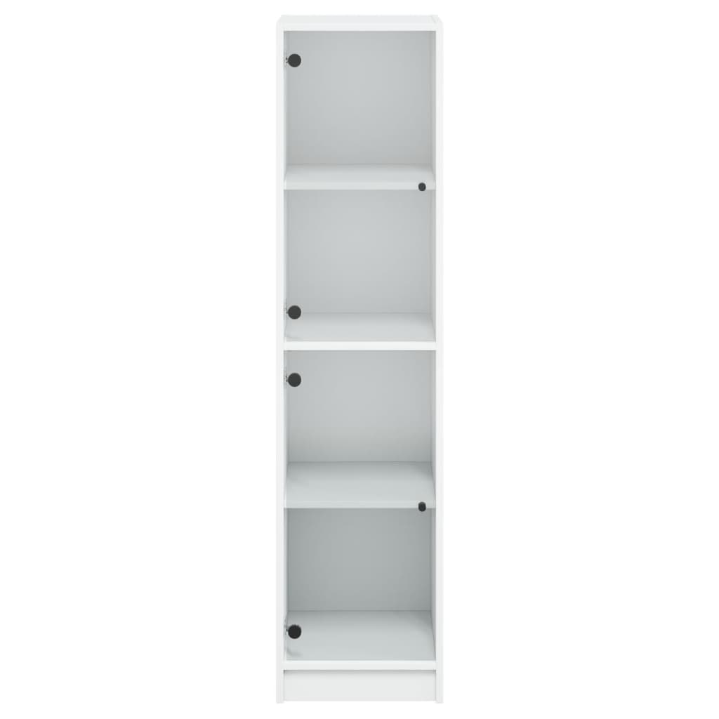 Highboard With Glass Doors 35X37X142 Cm