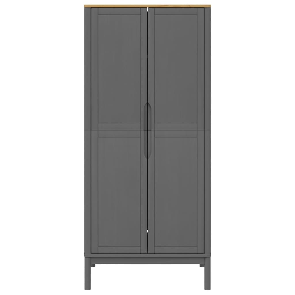 Wardrobe Floro 77X53X171 Cm Solid Wood Pine