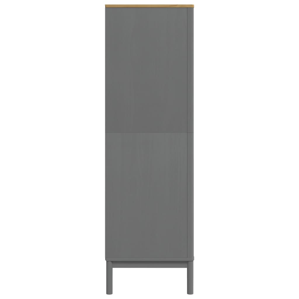 Wardrobe Floro 77X53X171 Cm Solid Wood Pine