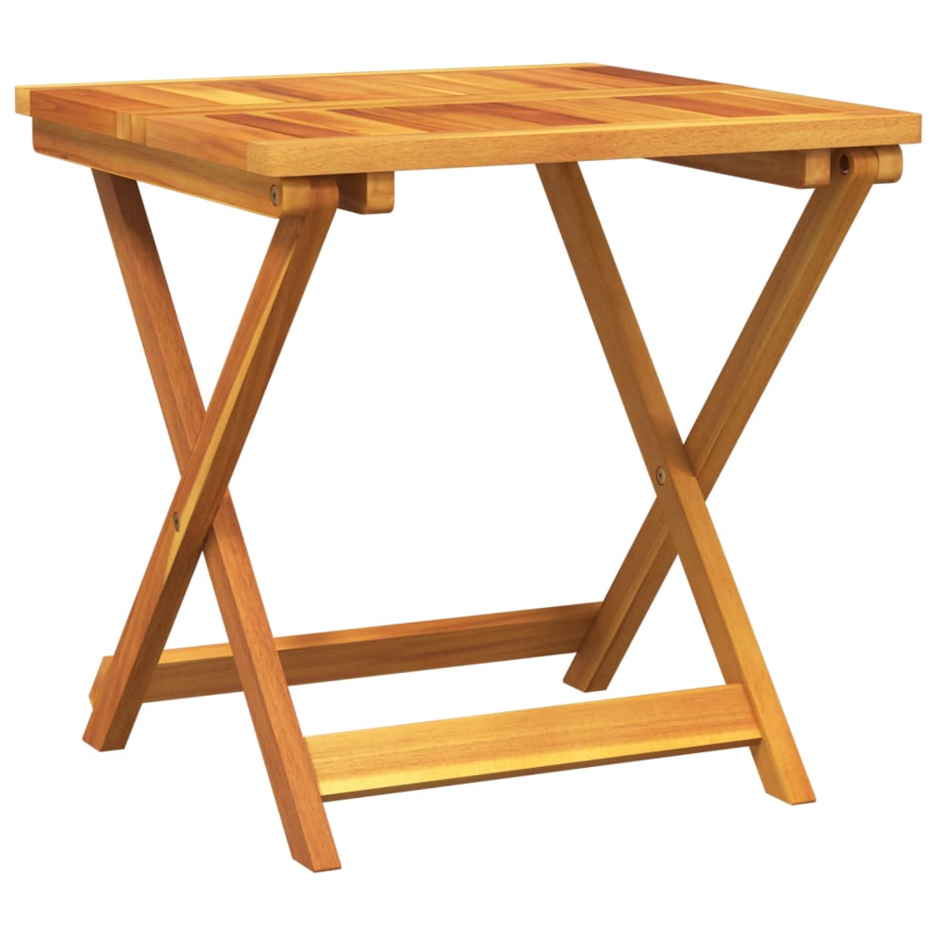 Folding Garden Table Solid Wood Acacia