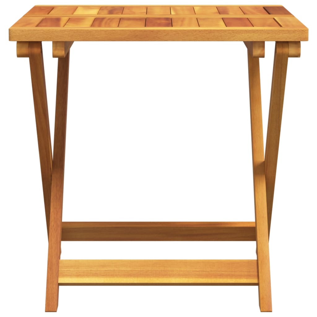 Folding Garden Table Solid Wood Acacia