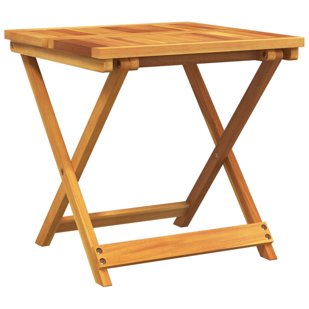 Folding Garden Table Solid Wood Acacia