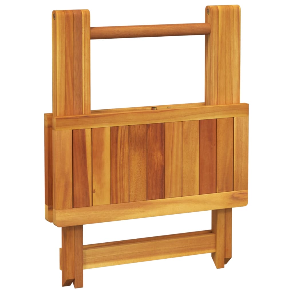 Folding Garden Table Solid Wood Acacia
