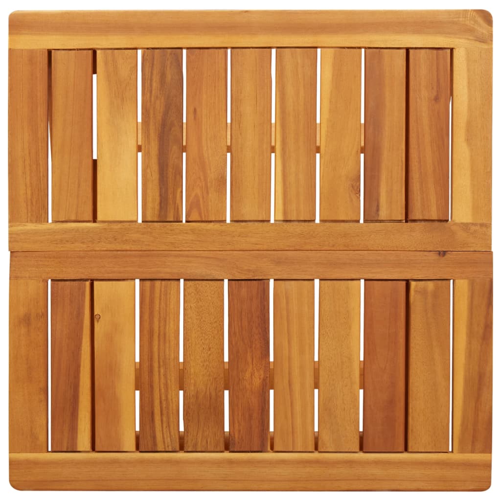 Folding Garden Table Solid Wood Acacia