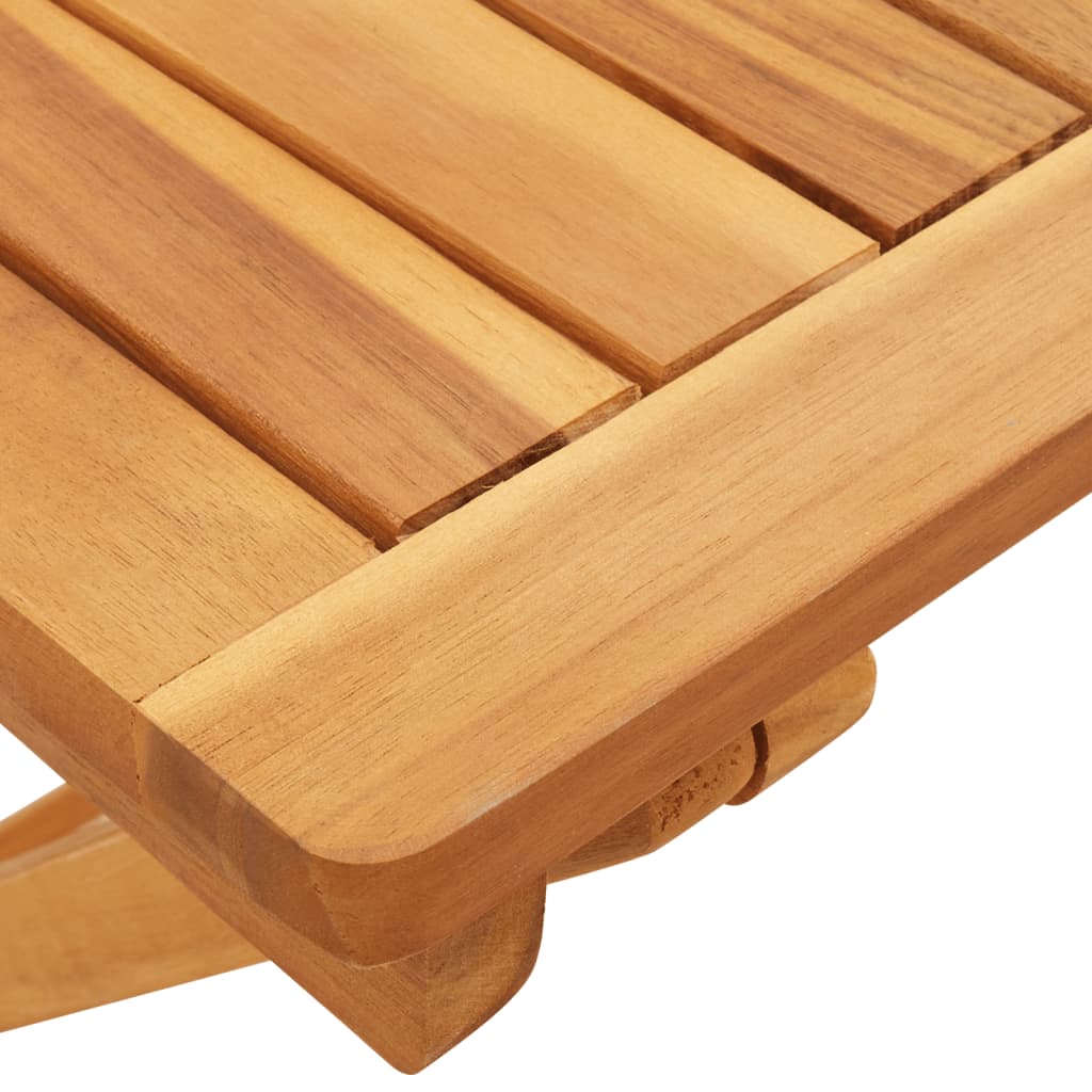 Folding Garden Table Solid Wood Acacia