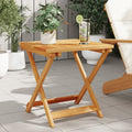 Folding Garden Table Solid Wood Acacia