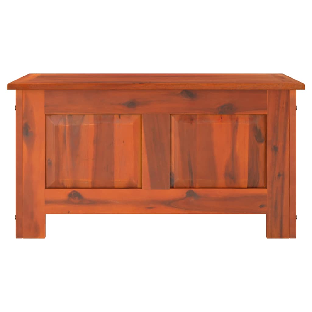 Storage Chests Chest Lid Solid Wood Acacia brown and white Solid acacia wood 90