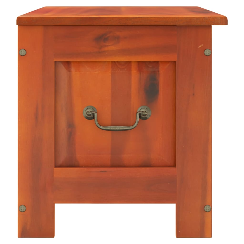 Storage Chests Chest Lid Solid Wood Acacia brown and white Solid acacia wood 90