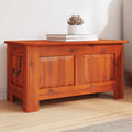 Storage Chests Chest Lid Solid Wood Acacia brown and white Solid acacia wood 90