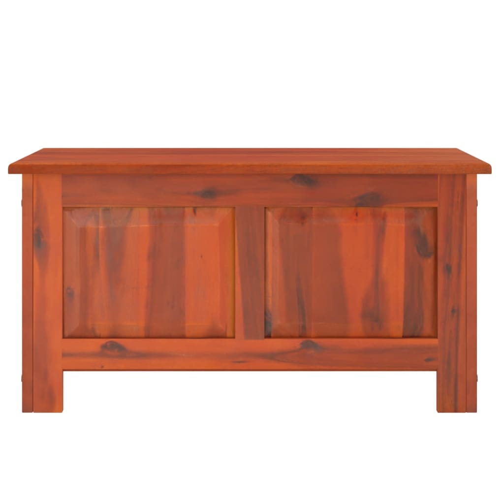 Storage Chests Chest Lid Solid Wood Acacia brown and white Solid acacia wood 90