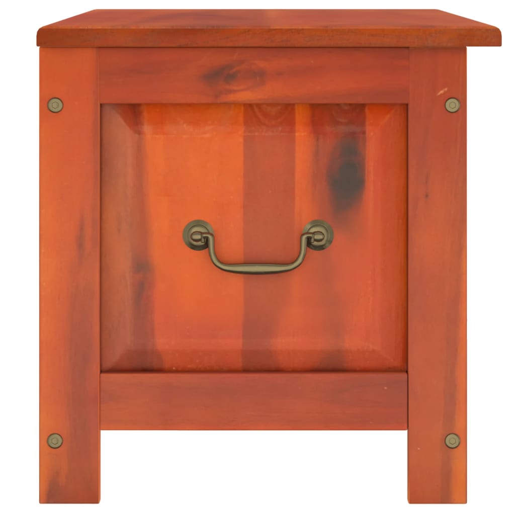 Storage Chests Chest Lid Solid Wood Acacia brown and white Solid acacia wood 90