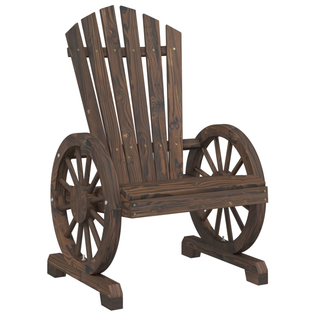 Garden Adirondack S 4 Pcs Solid Wood Fir