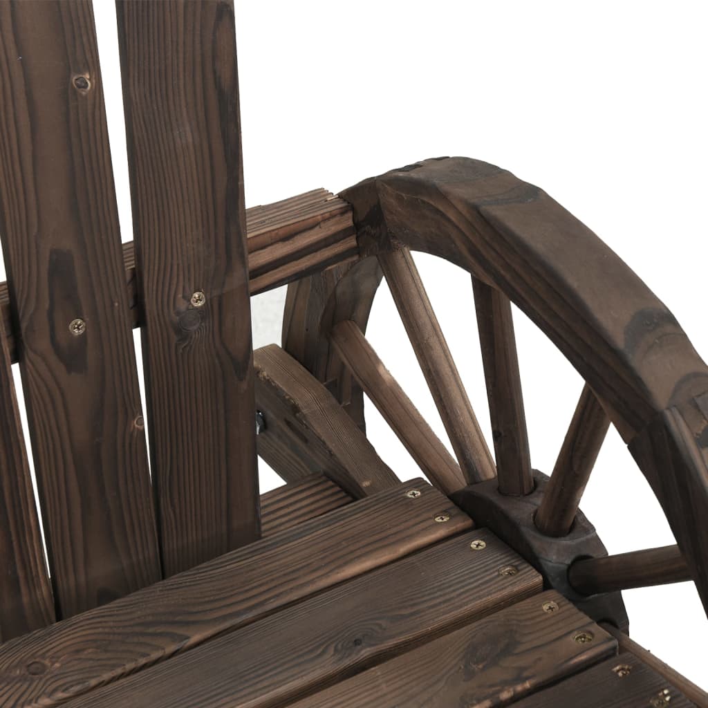 Garden Adirondack S 4 Pcs Solid Wood Fir