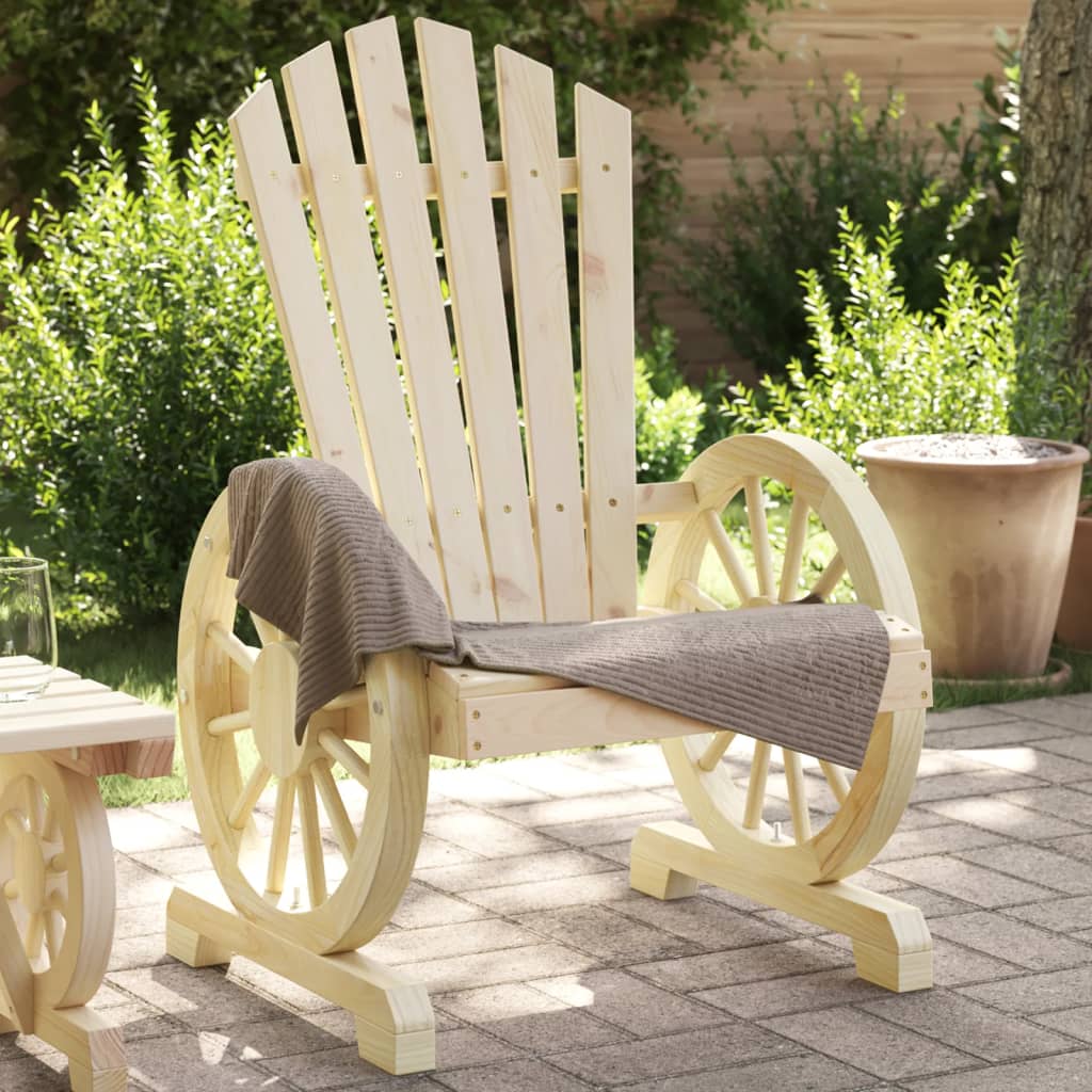 Garden Adirondack S 4 Pcs Solid Wood Fir