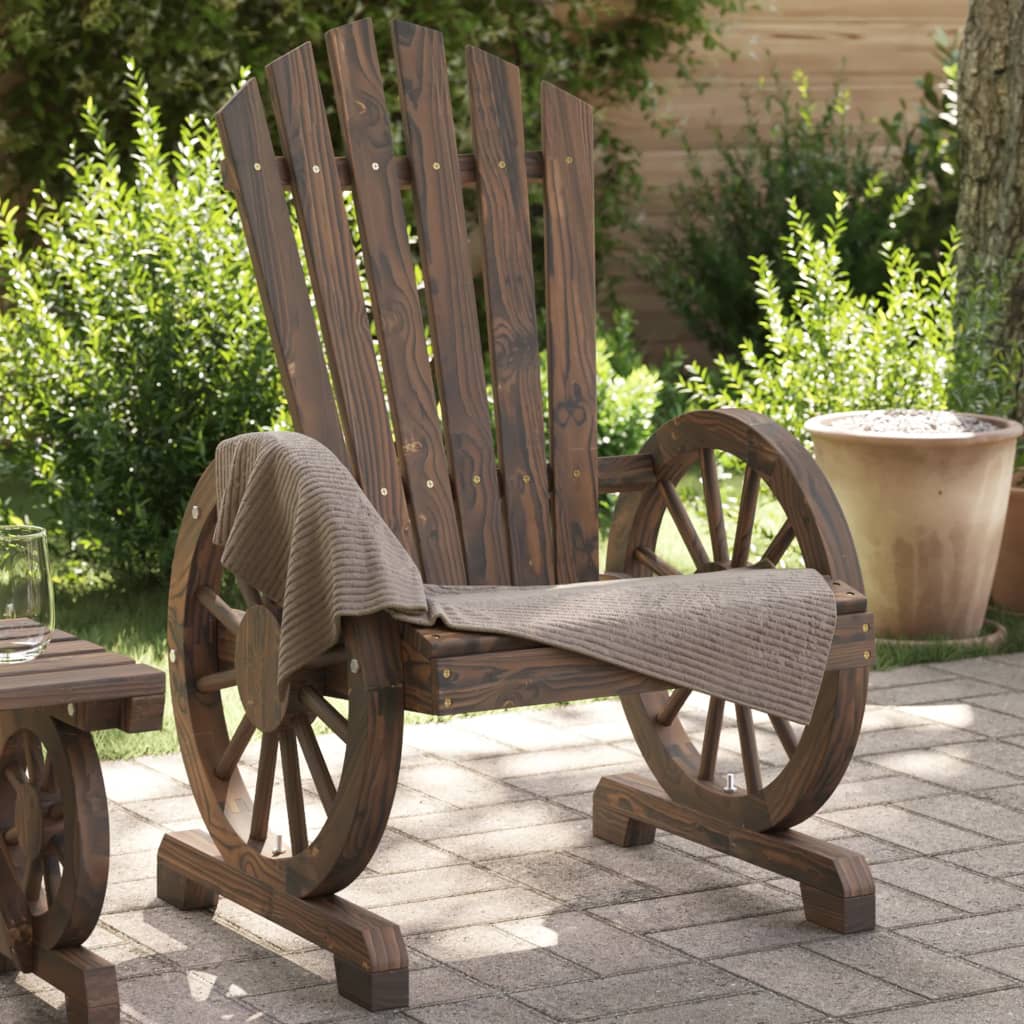 Garden Adirondack S 4 Pcs Solid Wood Fir