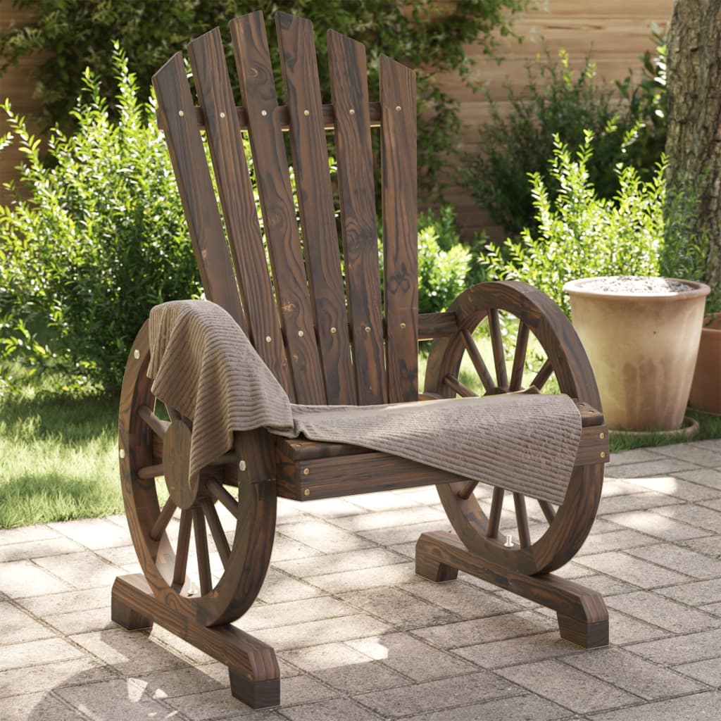 Garden Adirondack S 4 Pcs Solid Wood Fir