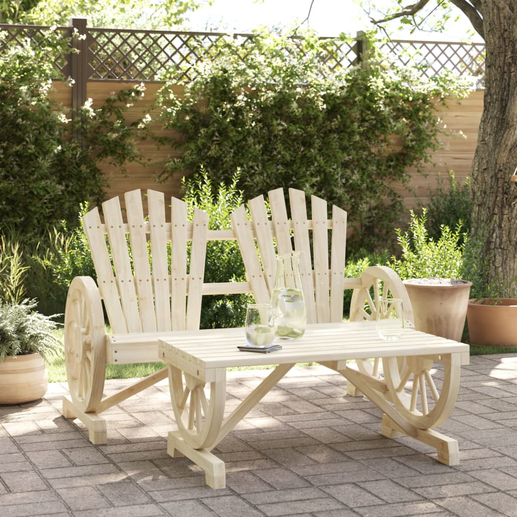 Garden Adirondack S 4 Pcs Solid Wood Fir
