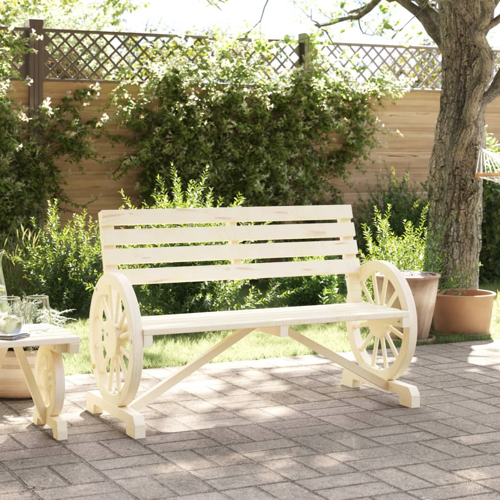 Garden Bench Solid Wood Fir