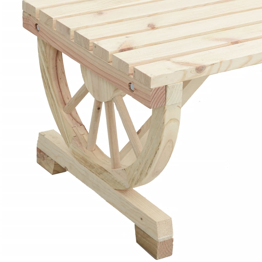 Garden Bench Solid Wood Fir