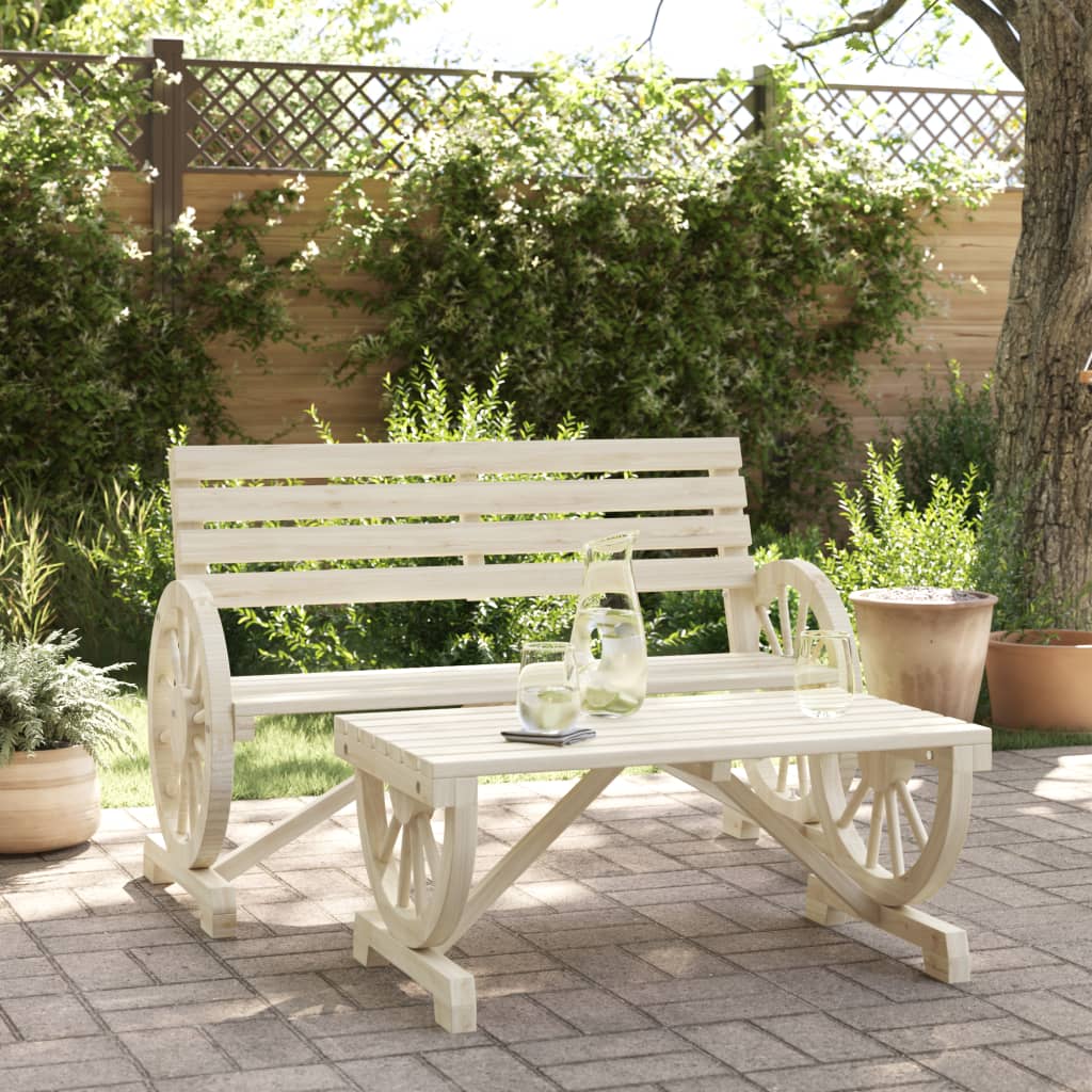 Garden Bench Solid Wood Fir