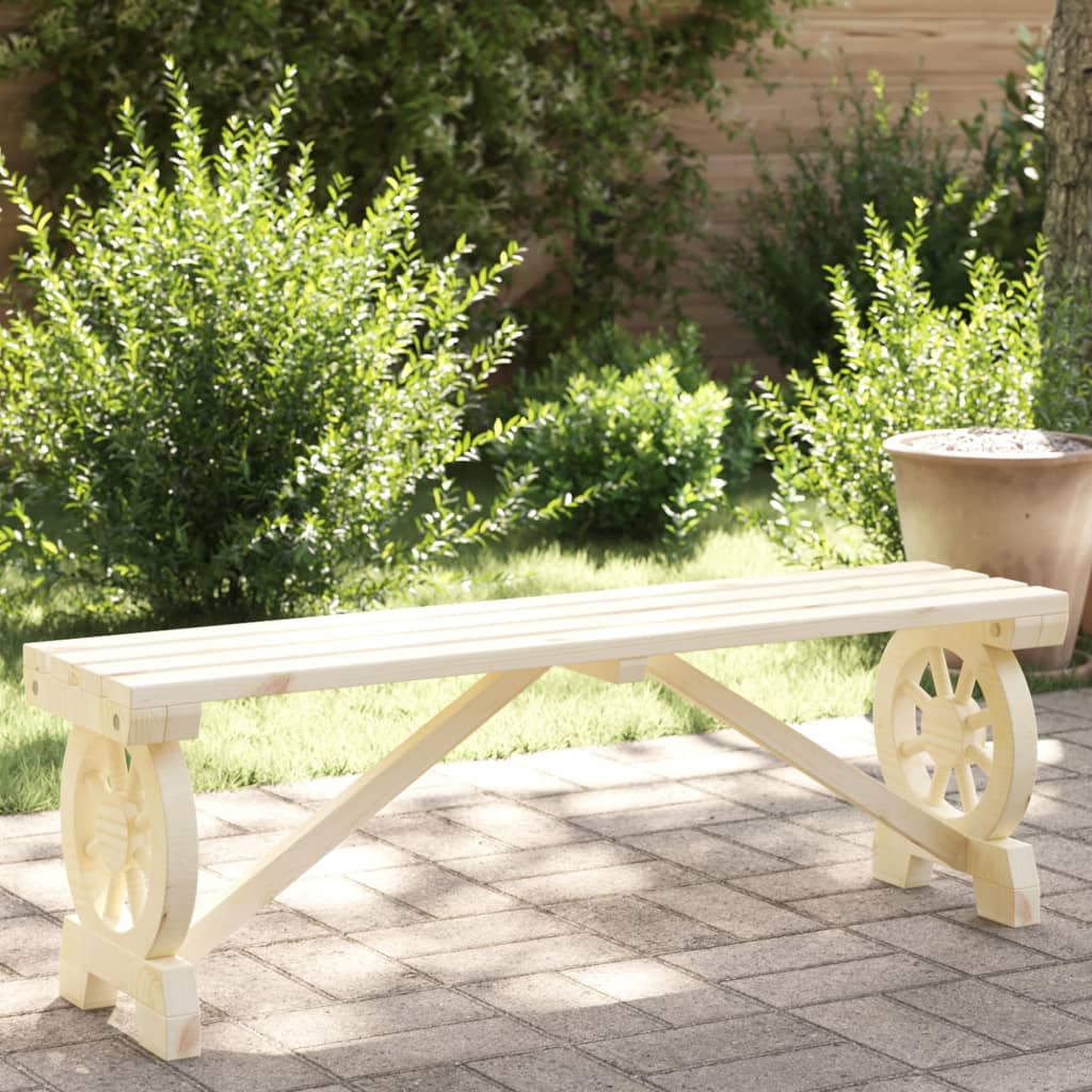 Garden Bench Solid Wood Fir