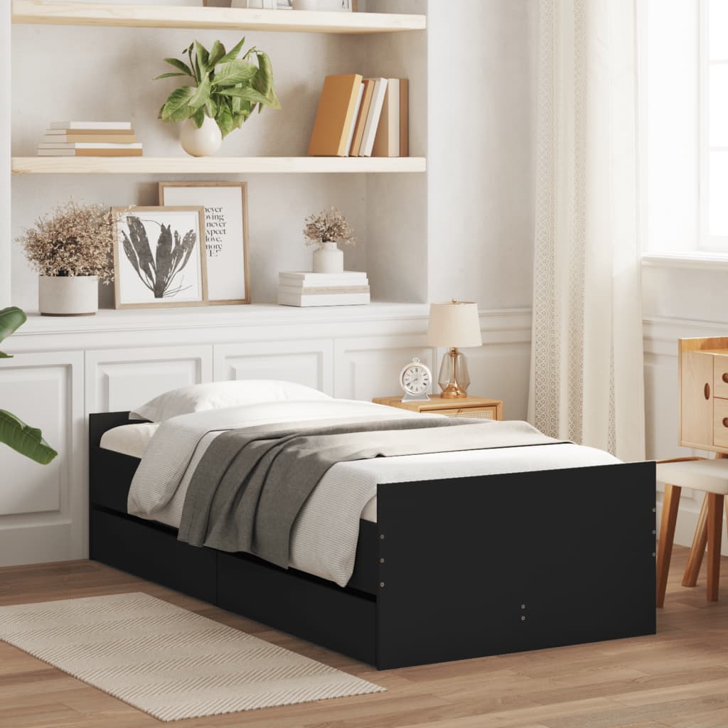 Bed Frame | | Engineered Wood | Small Single | Storage