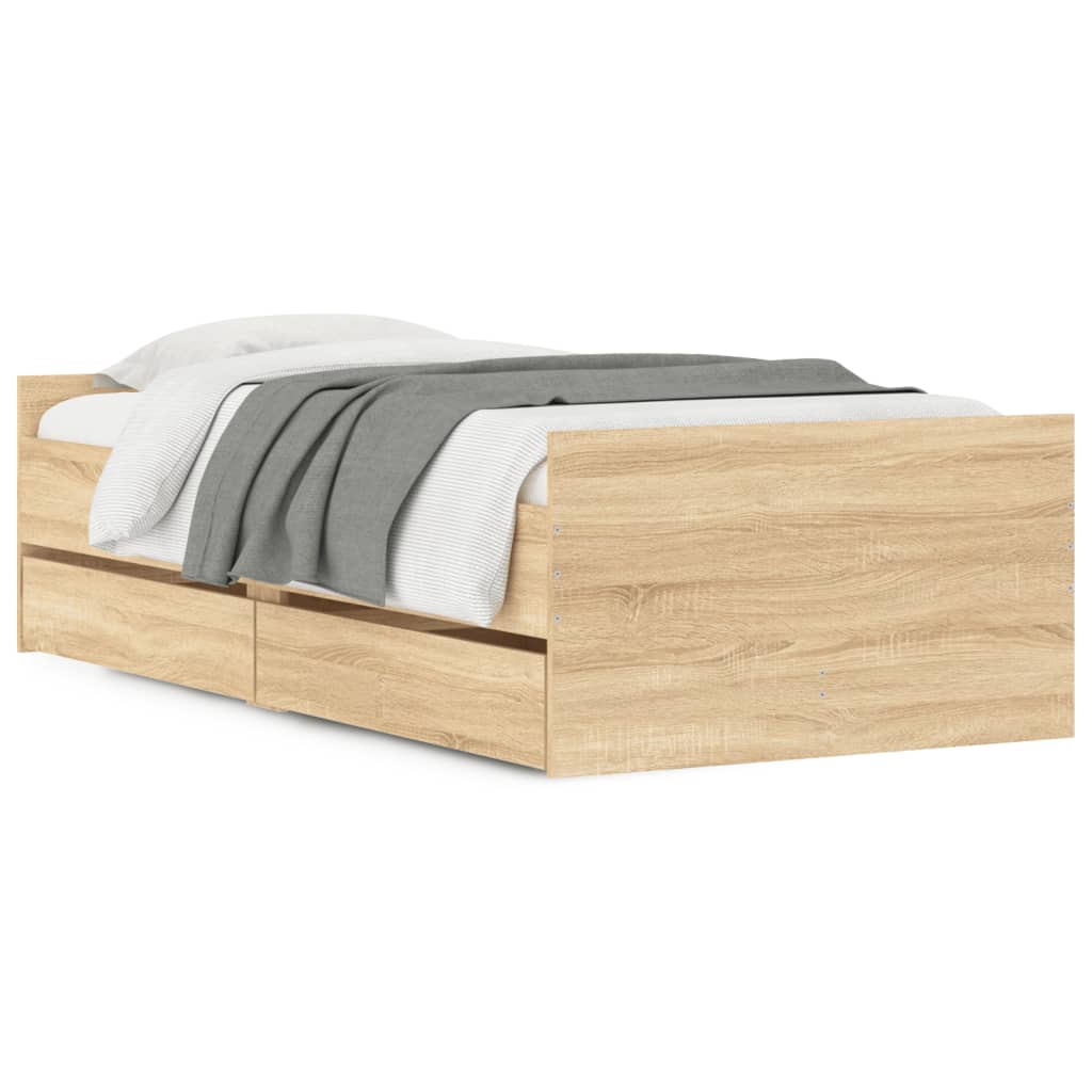 Bed Frame | | Engineered Wood | Small Single | Storage