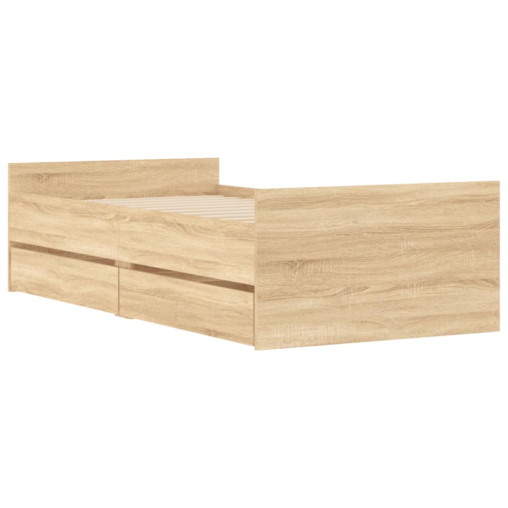 Bed Frame | | Engineered Wood | Small Single | Storage