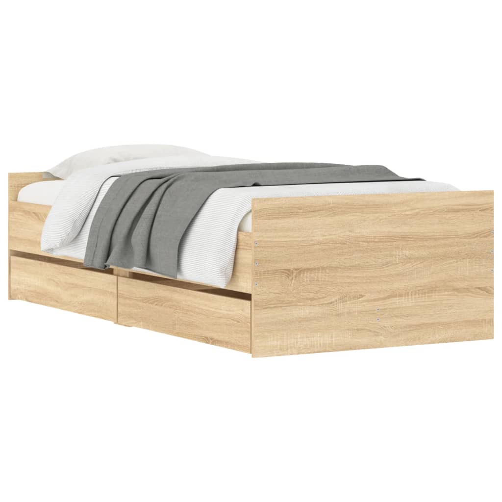 Bed Frame | | Engineered Wood | Small Single | Storage