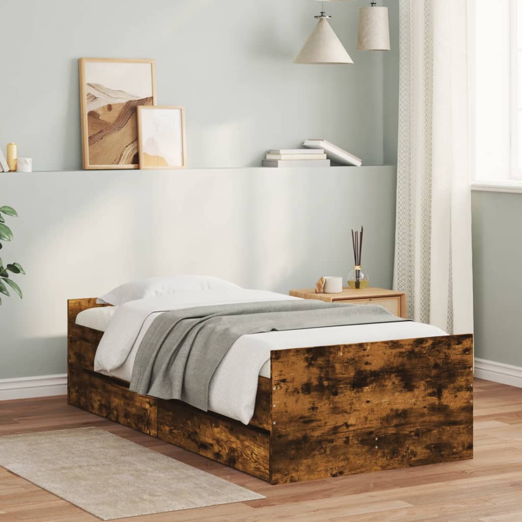 Bed Frame | | Engineered Wood | Small Single | Storage