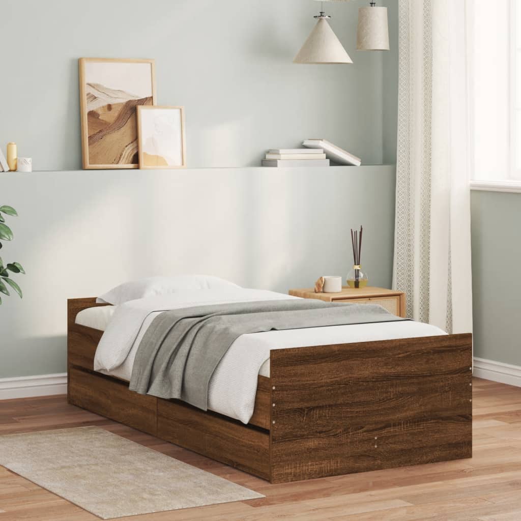 Bed Frame | | Engineered Wood | Small Single | Storage