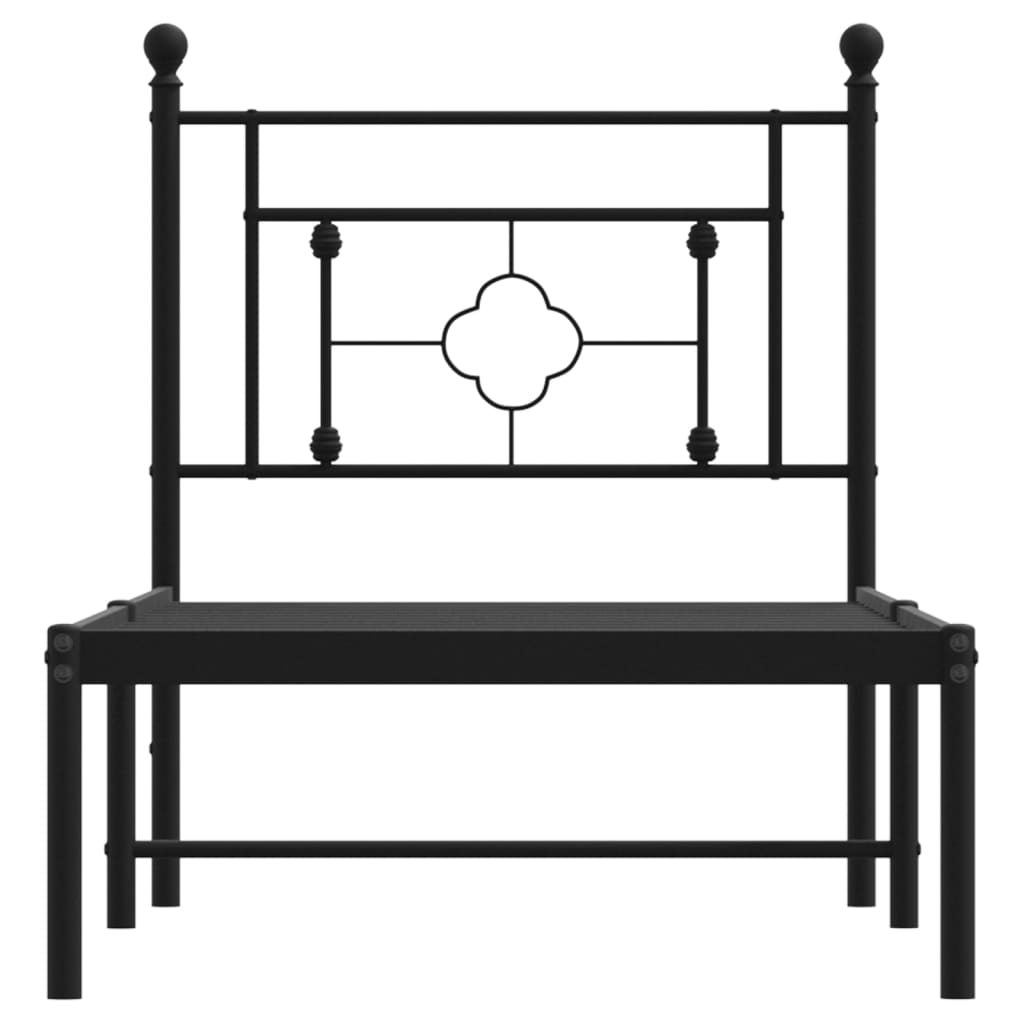 Metal Bed Frame Without Mattress 80X200Cm