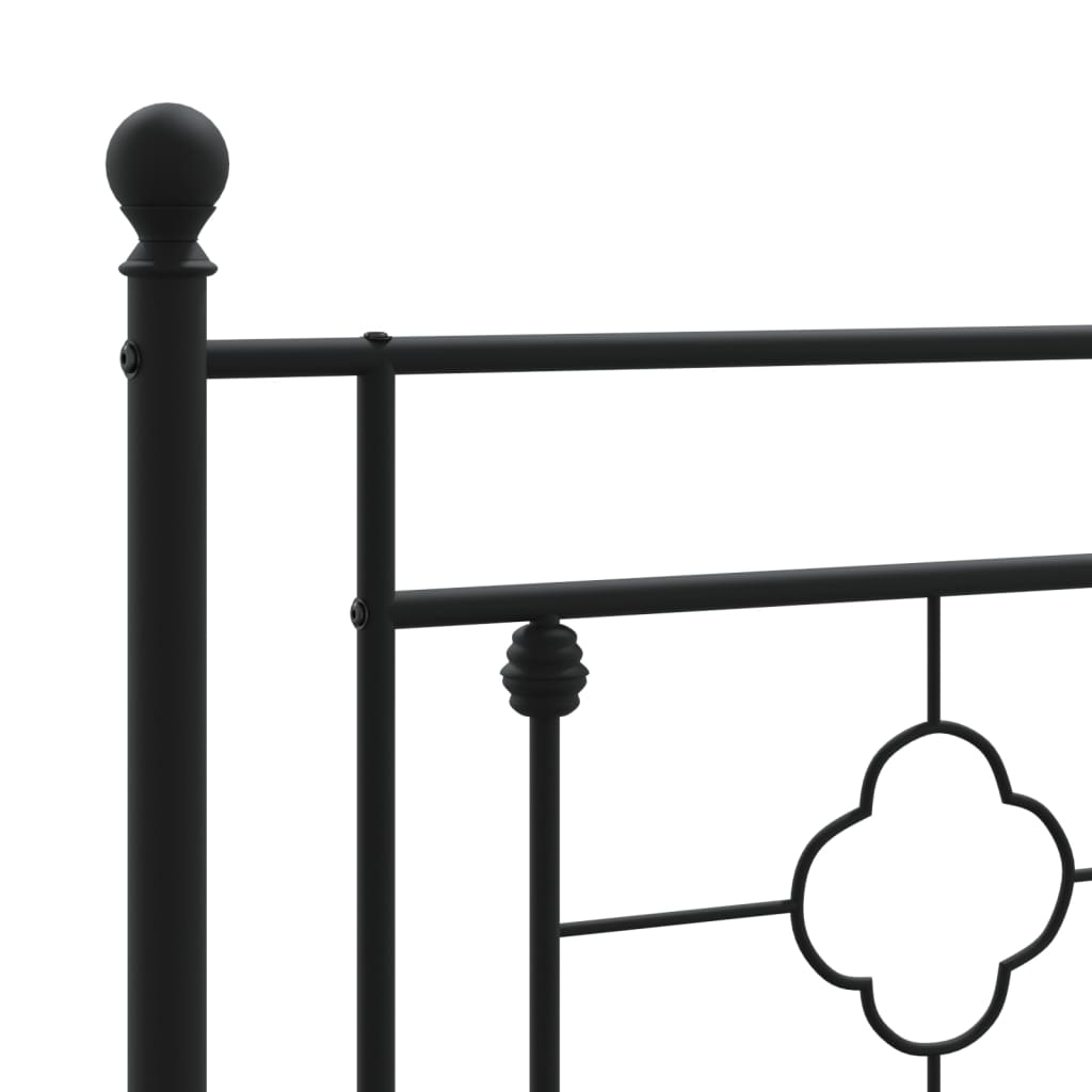 Metal Bed Frame Without Mattress 80X200Cm