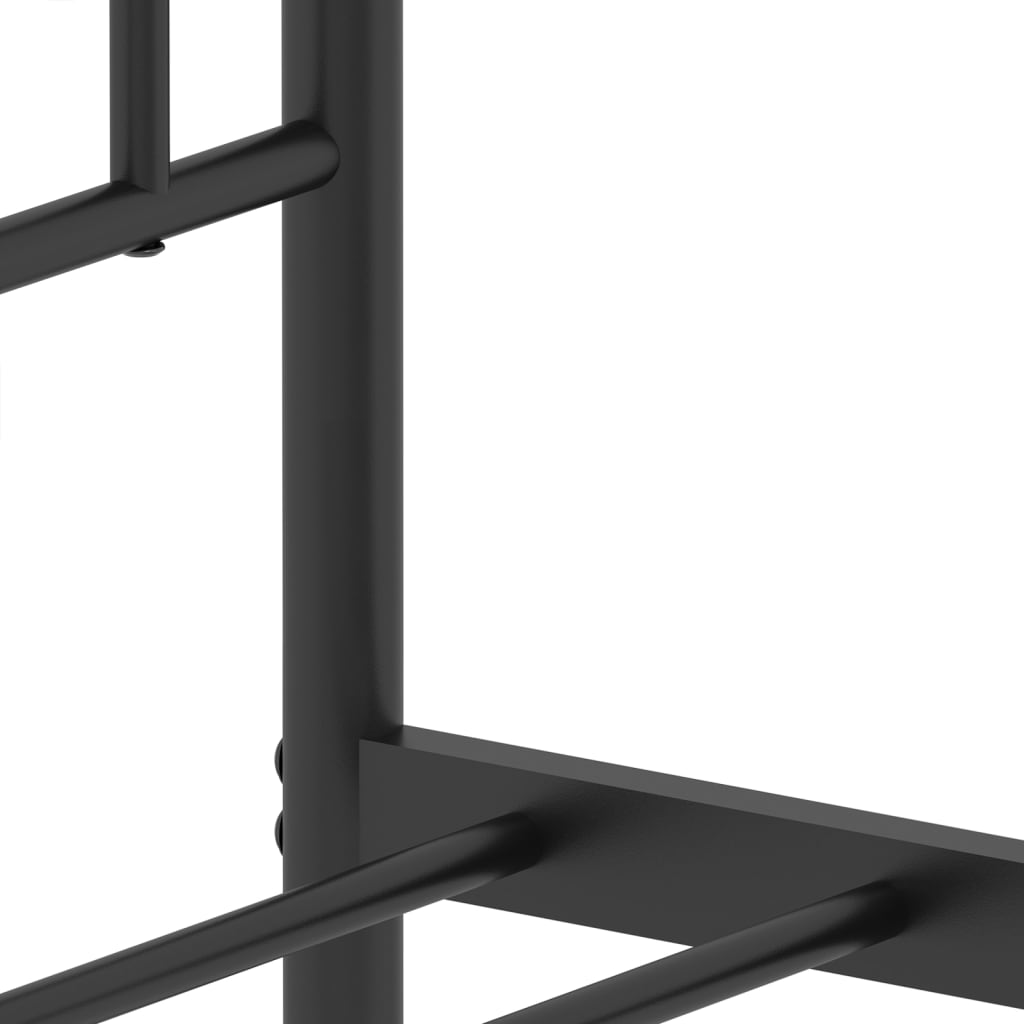 Metal Bed Frame Without Mattress 80X200Cm