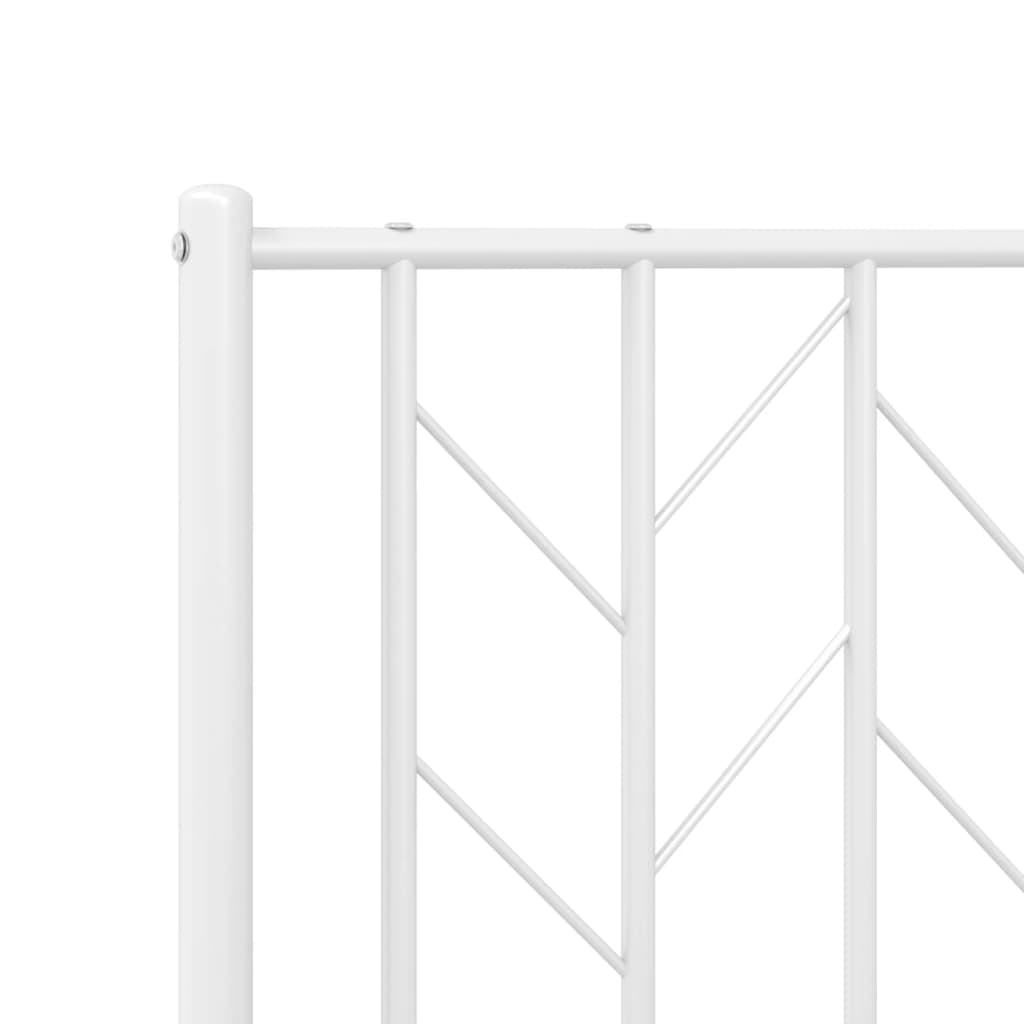 Metal Bed Frame Without Mattress 75X190Cm