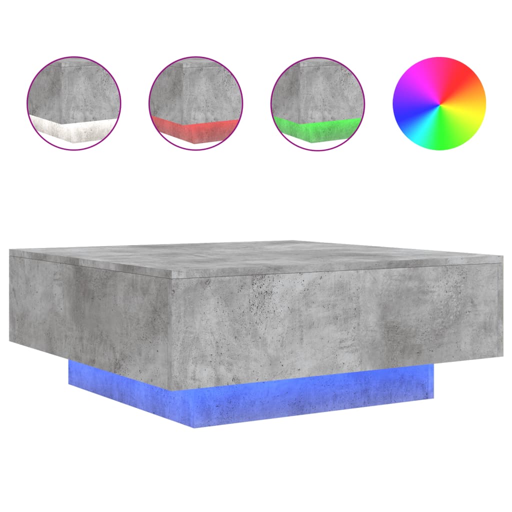 Coffee Table With Led Lights