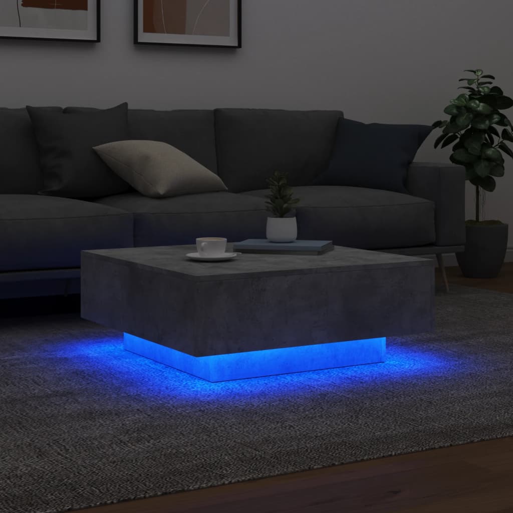 Coffee Table With Led Lights