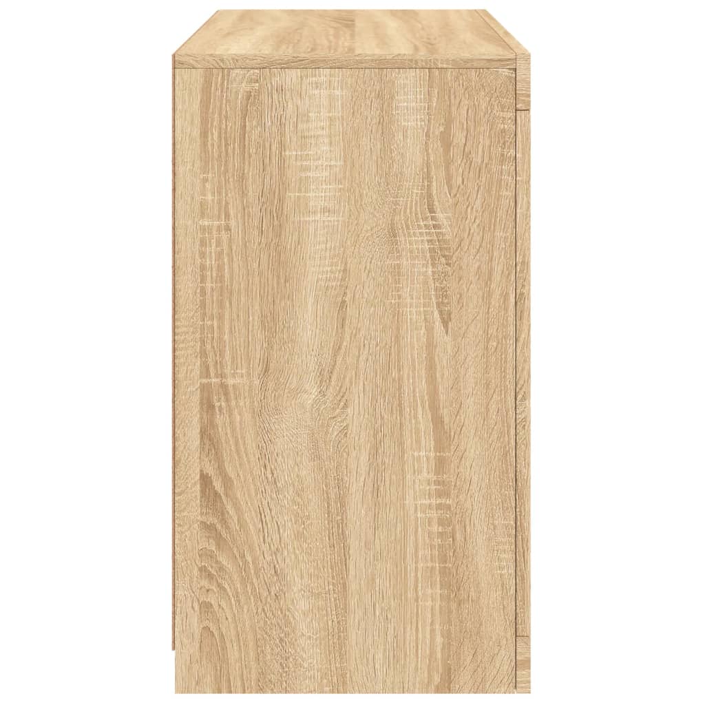 Sideboard With Led Lights 60.5X37X67 Cm