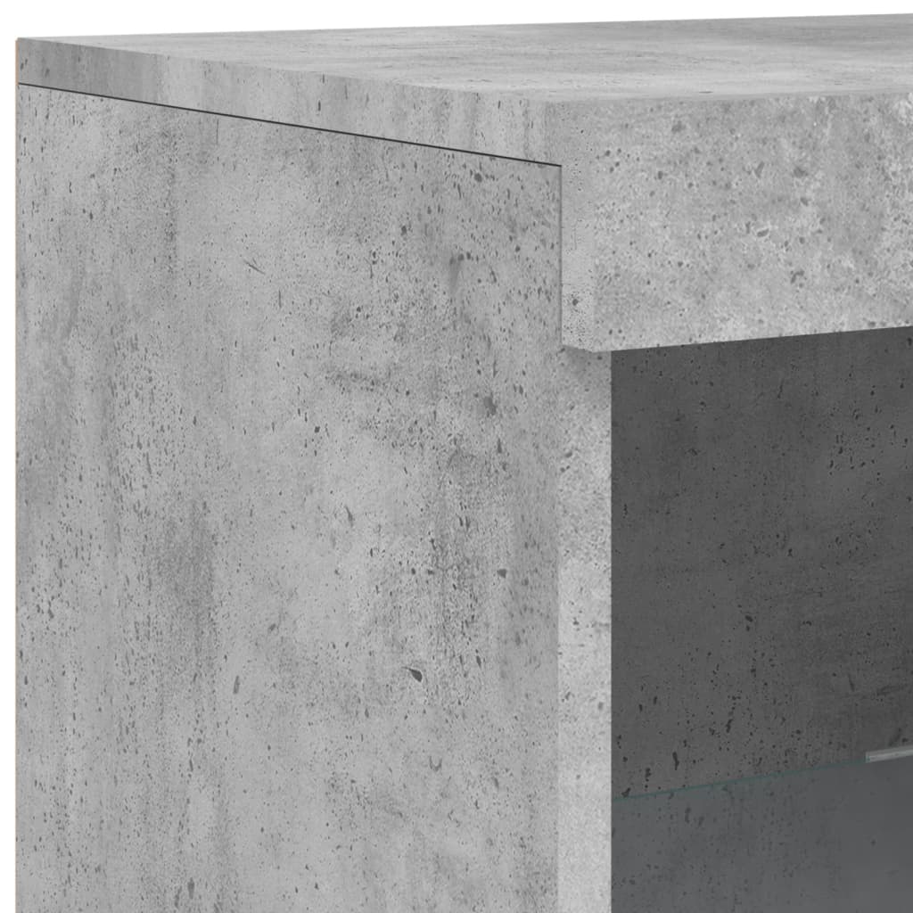 Sideboard With Led Lights 41X37X100 Cm